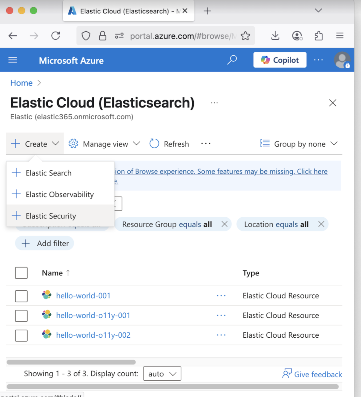 Elastic Cloud (Elasticsearch)