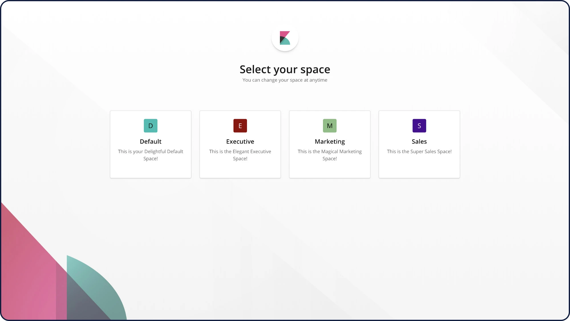 screenshot-kibana-space-selector-feature-page.webp